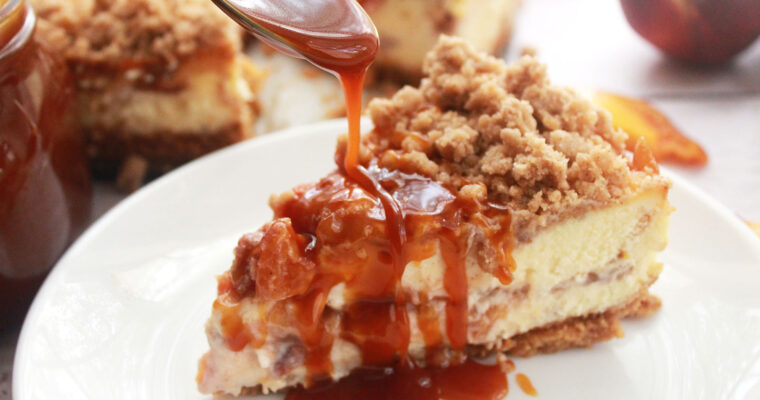 Peach Cobbler Cheesecake