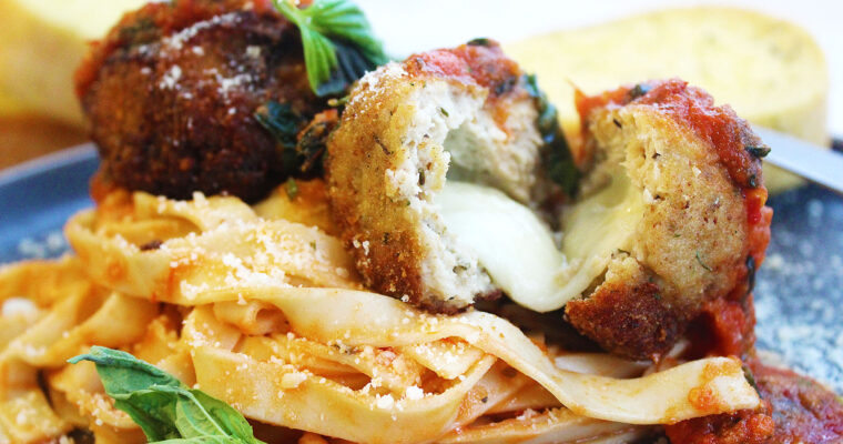 Chicken Parmesan Meatballs