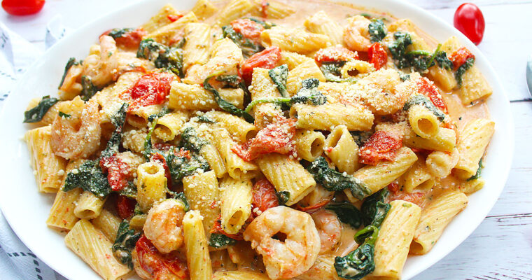 Tuscan Shrimp Pasta