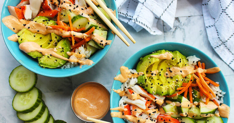 California Roll Sushi Bowl