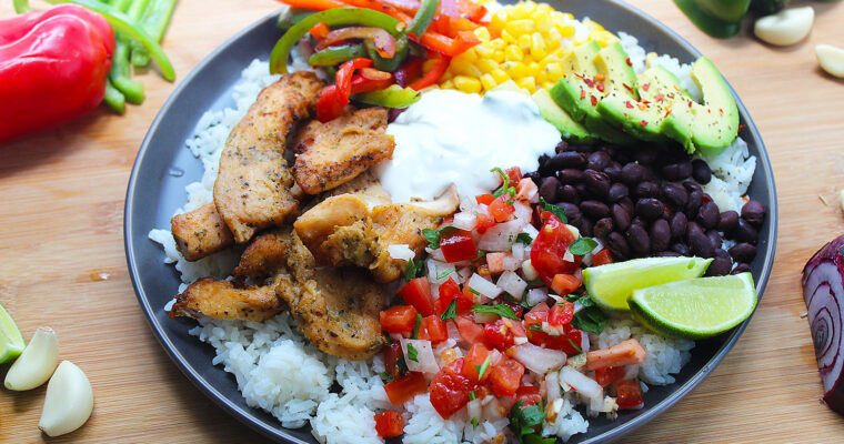 Chicken Fajita Bowls