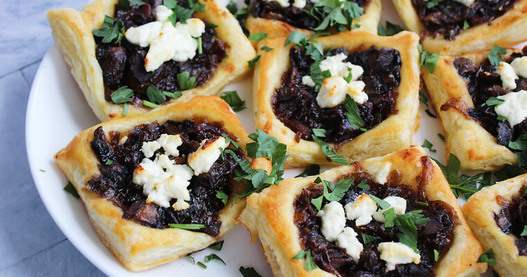 Caramelized Onion Mushroom Tarts