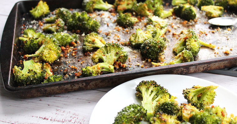 Roasted Parmesan Broccoli