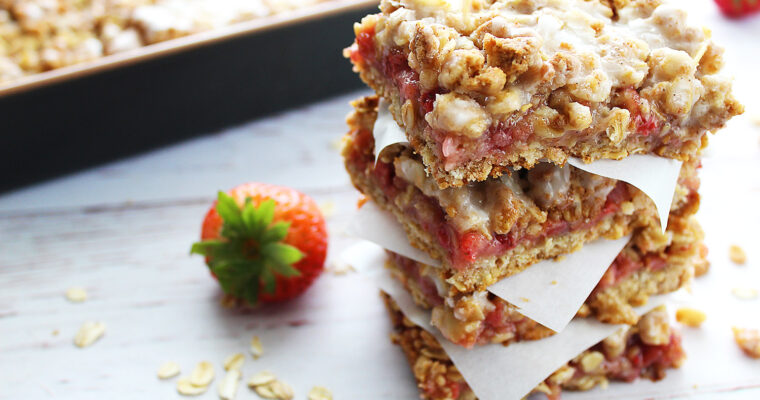 Strawberry Oatmeal Bars