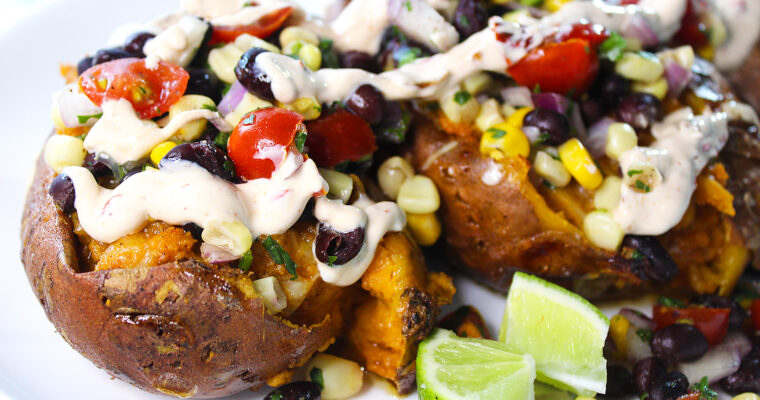 Mexican Stuffed Sweet Potatoes