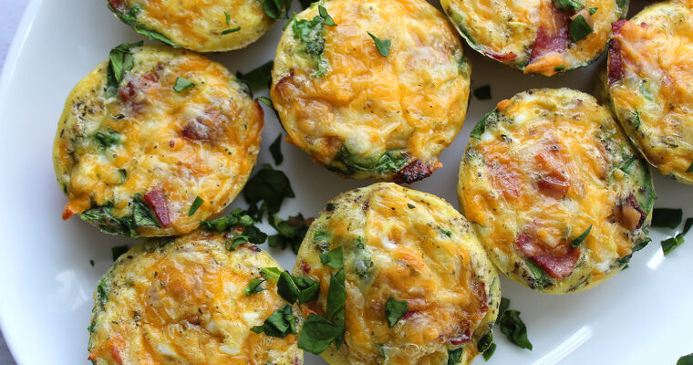 Bacon and Veggie Egg Muffins