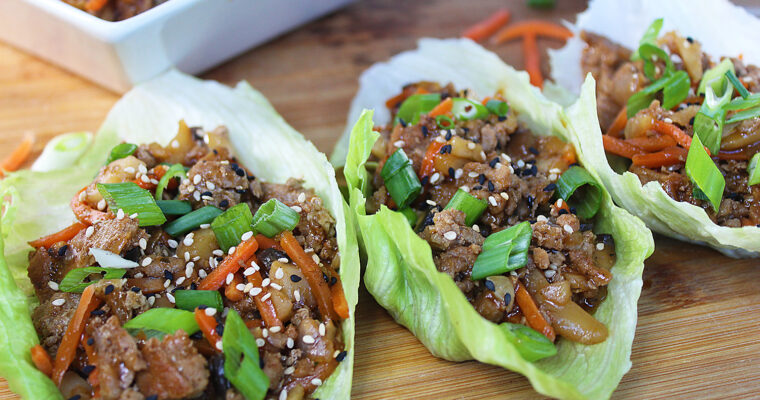 Asian Turkey Lettuce Wraps