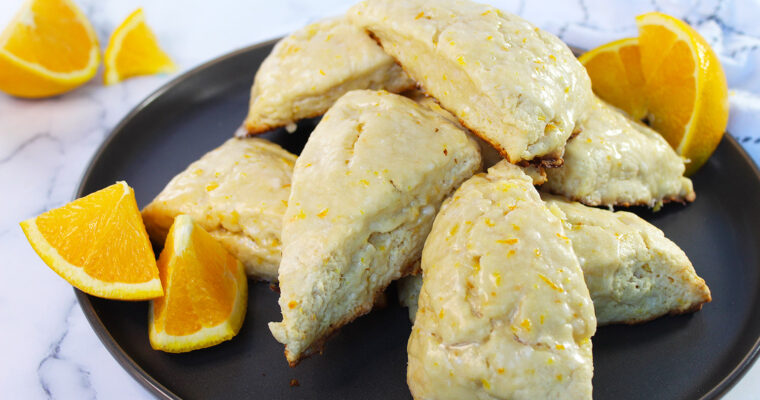 Orange Cream Scones