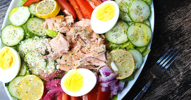 Grilled Salmon Salad