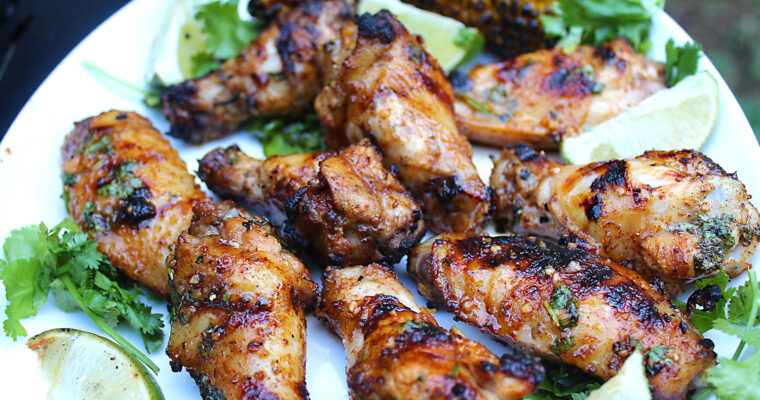 Cilantro Lime Grilled Wings