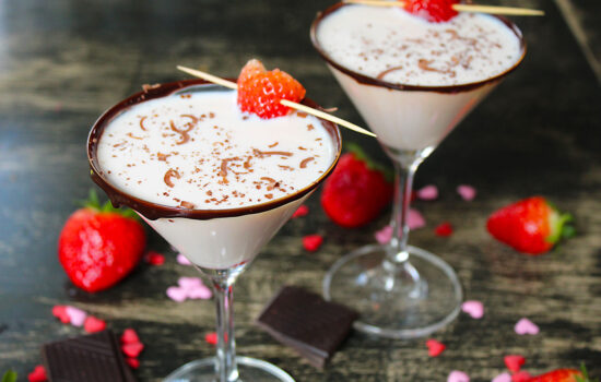 Chocolate Covered Strawberry Martini