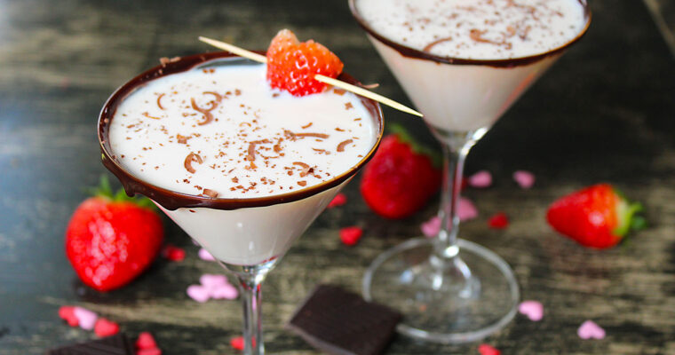 Chocolate Covered Strawberry Martini