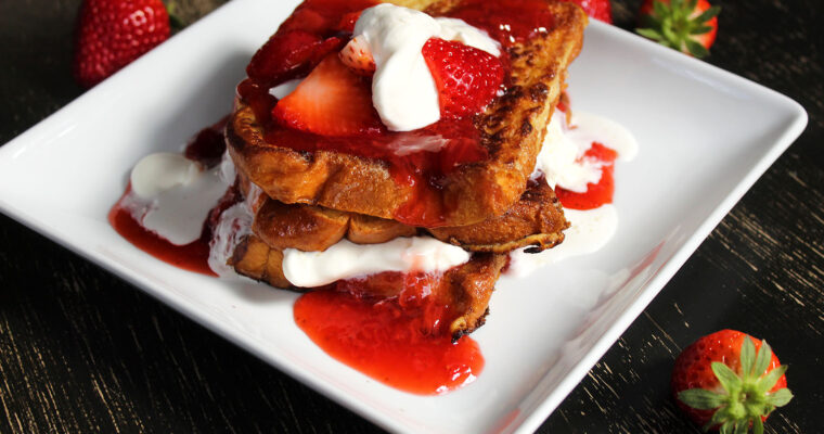 Strawberries and Cream French Toast