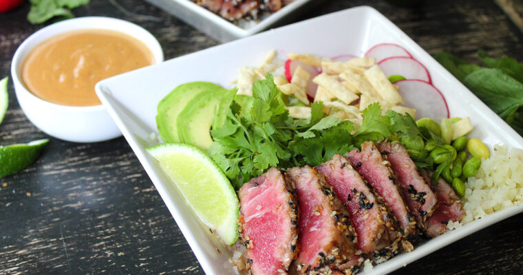 Seared Ahi Tuna Bowls