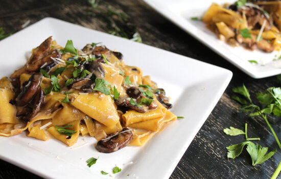 Pappardelle with Mushroom Ragu