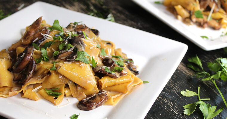 Pappardelle with Mushroom Ragu