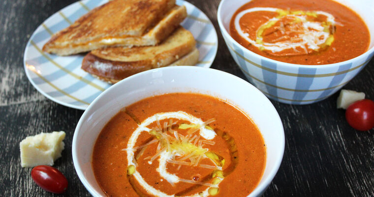 Roasted Red Pepper Tomato Soup