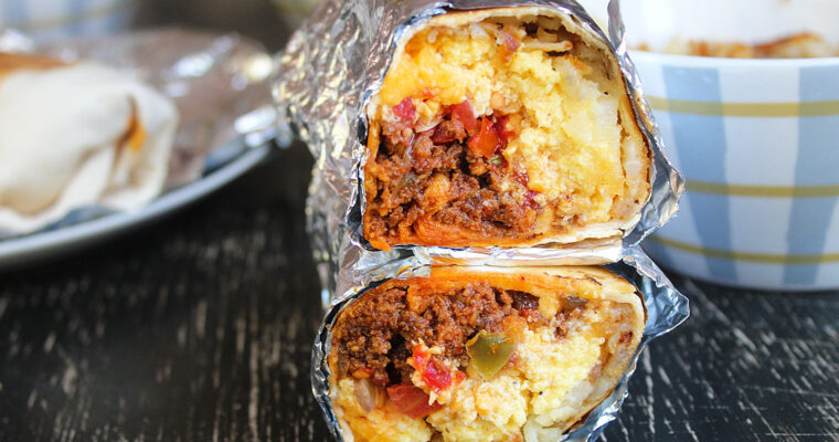 Chorizo Breakfast Burrito