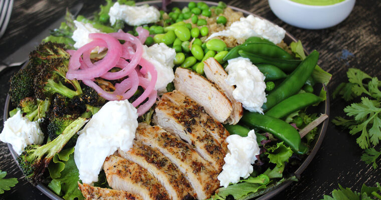 Green Goddess Chicken Bowl