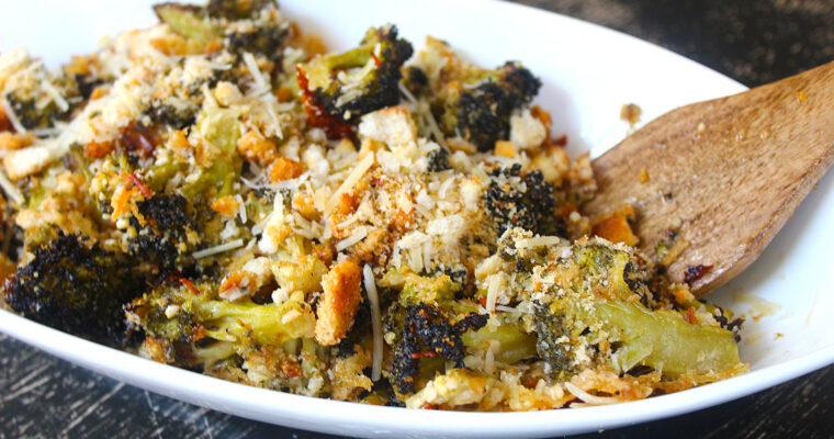 Caesar Roasted Broccoli