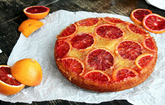 Blood Orange Upside Down Cake