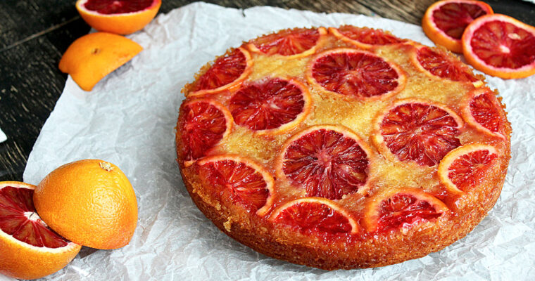 Blood Orange Upside Down Cake