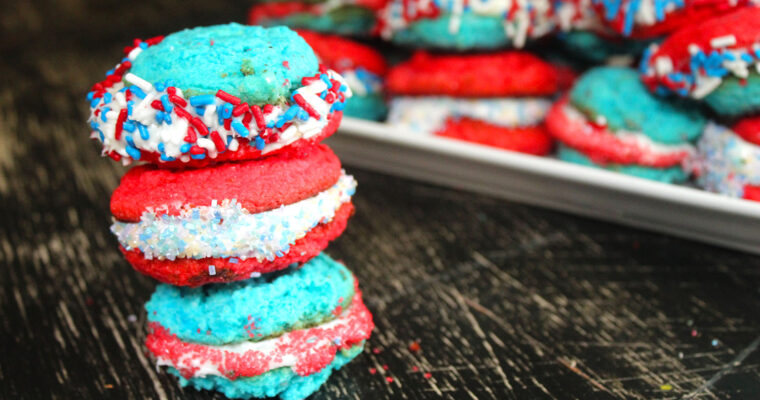 Patriotic Whoopie Pies