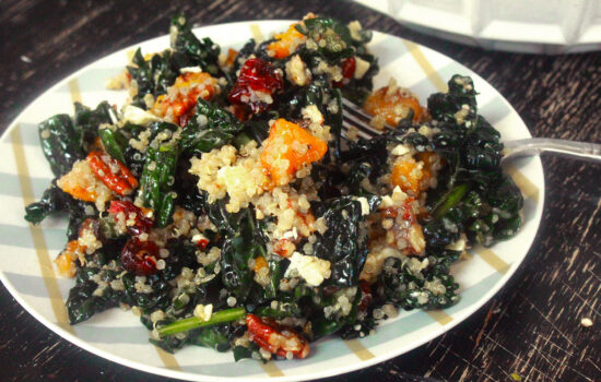 Kale Butternut Squash Salad