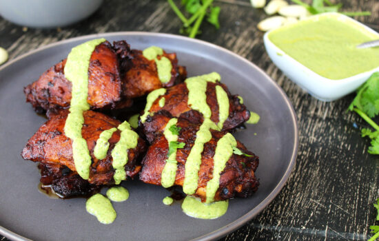 Peruvian Chicken with Aji Verde