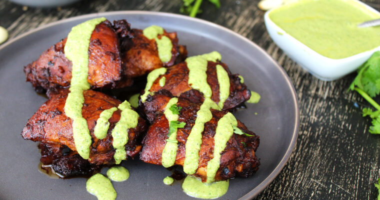 Peruvian Chicken with Aji Verde