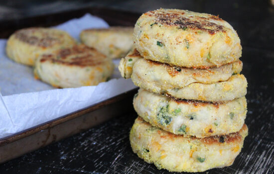 Cheddar Scallion English Muffins